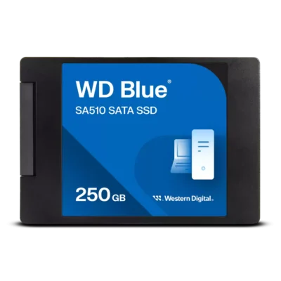 SanDisk Disque SSD SATA WD Blue SA510 au format 2,5″/7 mm (boîtier)-250Gb-WDS250G3B0A
