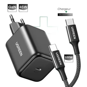 Ugreen Charger and Cable GaN45W